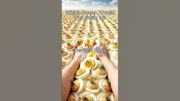 Which Ocean Would You Swim In : Food Edition #ai #asmr