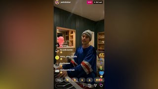 Justin Bieber live on Instagram 01.02.20 - Playing piano💫