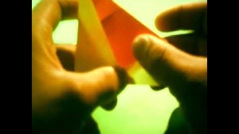 How to fold an Equal Triangle (Square paper)