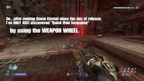 DOOM ETERNAL (PS4 Pro) Weapon Wheel "Quick Mod Swapping" Ideal For Console Players
