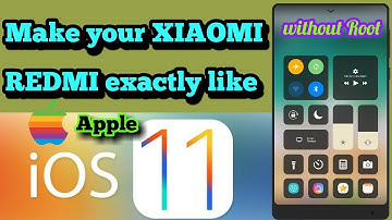 Make your phone exactly Like ios 11 without root with easy process
