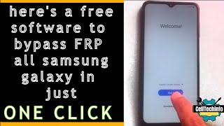 Frp bypass all samsung galaxy in one click with this #free software tools