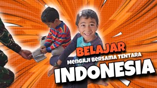 TNI MENGAJARI ANAK-ANAK PENGUNGSI SURIAH MENGAJI | TIPS SUPAYA CEPAT PINTAR MENGAJI