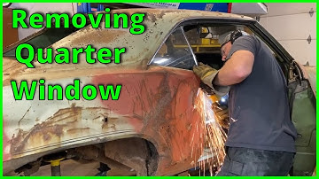 1969 Camaro Part 9- Removing quarter window