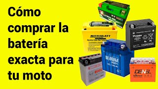 Cómo comprar la batería exacta para tu moto