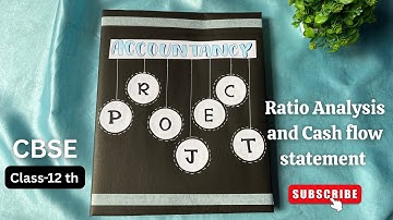 Ratio analysis and cash flow statement of wipro |  Class 12 th 