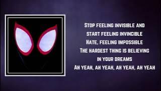 Amine - Invincible (Lyrics)