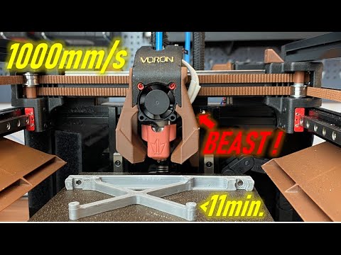 1000mm/s: THE COMPLEX PRINT on 247zero a fast Voron 0