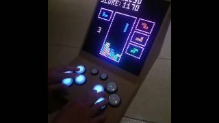 64x64 RGB Led Matrix game console (Tetris, Snake, Tron)