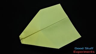 How to Make a Fast Paper Airplane