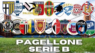 PAGELLONE SERIE B 2023/2024! PARMA E COM IN A! CATANZARO SUPER! ASCOLI IN C! BARI PLAYOUT!