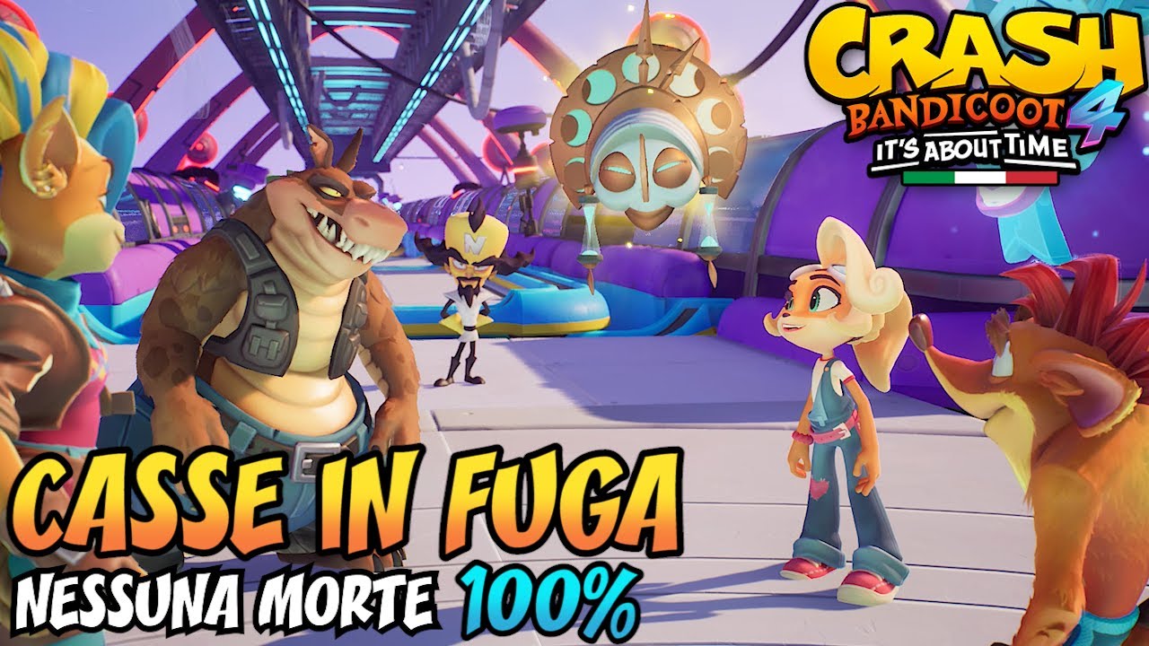 CRASH BANDICOOT 4 (ITA) - Parte 30: Casse in Fuga [100%]