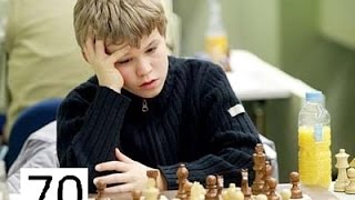 13 year old Magnus Carlsen beats World Championship candidate screenshot 5