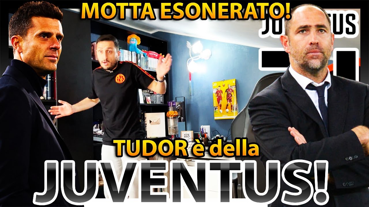 [SBANDO TOTALE] THIAGO MOTTA ESONERATO‼️ TUDOR è il NUOVO ALLENATORE della JUVENTUS! La MIA REAZIONE
