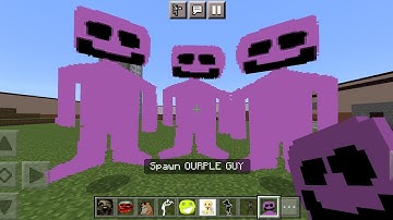Ourple Guy Nextbot Added in Minecraft PE | NNF_Part4_Addon