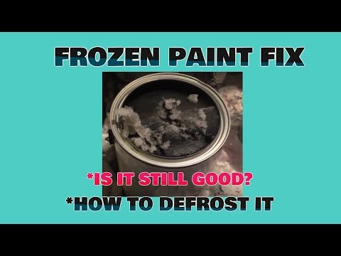 Frozen Paint Fix: