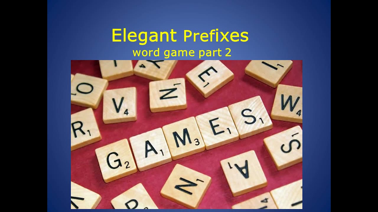 Elegant Prefix Word Power Game