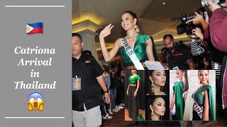 Catriona Gray Pasabog sa Miss Universe Arrival in Thailand