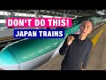 Dos  donts of train travel in japan avoid these common mistakes