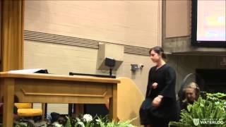 UWaterloo Convocation 2015 June 12 am ceremony