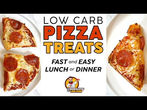 Easy KETO PIZZA Treats 🍕 FAST Low Carb Pizza Recipes for Lunch & Dinner!