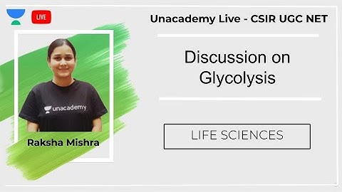 Discussion on Glycolysis | Life Sciences | Unacademy Live - CSIR UGC NET |  Raksha Mishra