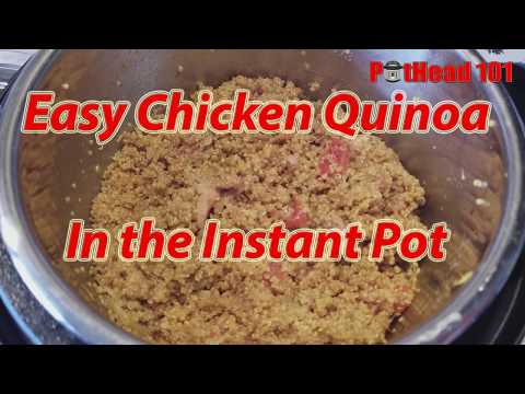 Easy Chicken Quinoa in Pressure cooker | Getting Started with Your Instant Pot | Pressure Luck 101