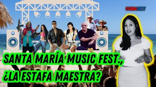 Santa María Music Fest: The regime's two faces, with music, sun, and chaos