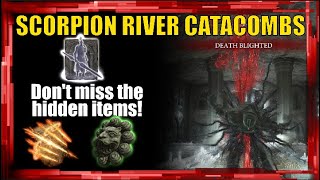 Scorpion River Catacombs Walkthrough | Knight's Lightning Spear | Imp Head Lion | Elden Ring DLC