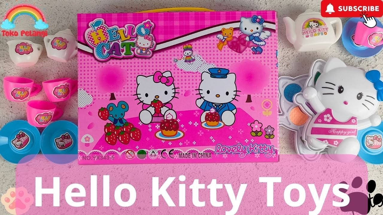 10 Minutes Satisfying with Unboxing Hello Kitty MakeUp Toys and Teko Toys | ASMR Review Toko Pelangi