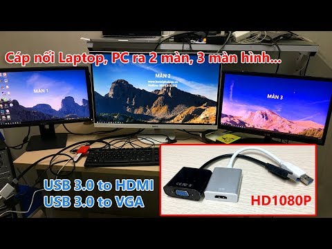 Video: Cách Kết Nối 3 Thiết Bị USB Với PC Bằng 2 Cổng USB