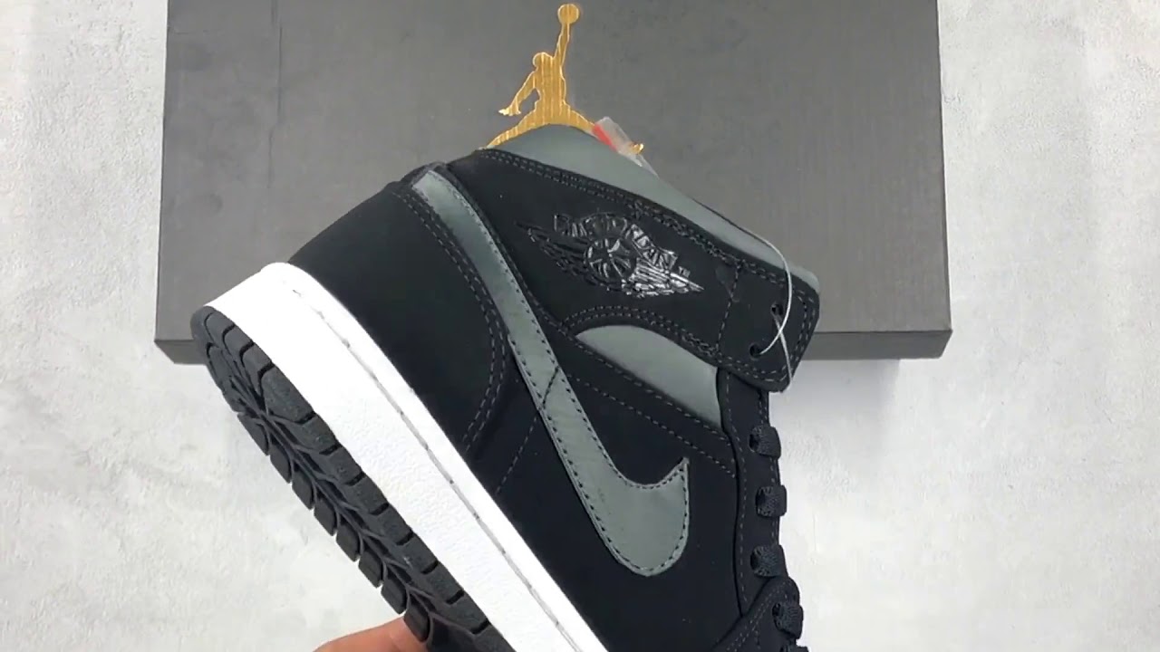 jordan 1 mid nylon black anthracite