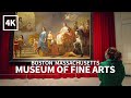 [4K] BOSTON TRAVEL - Walking Tour Museum of Fine Arts, Boston, Massachusetts, USA, Travel - 4K UHD