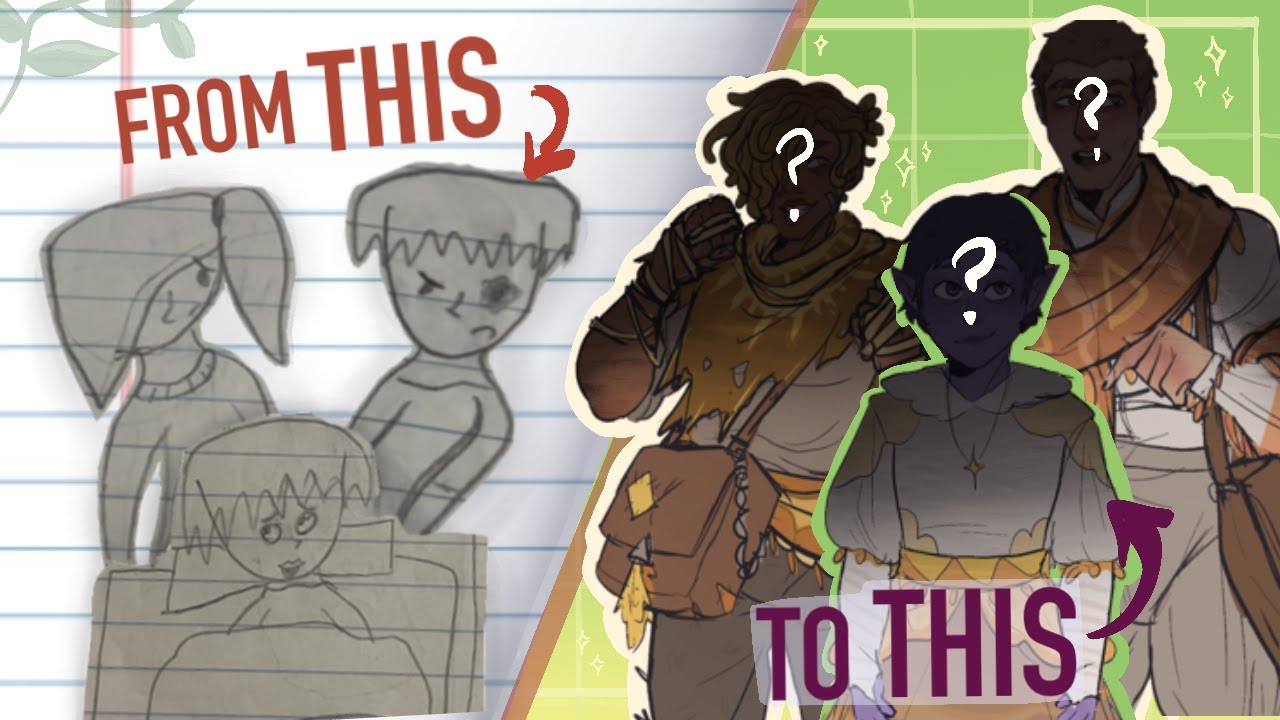 Redesigning my FIRST ever OCs! || 🔆Beyond the Sunlight (Pt 1)🔆 || - YouTube