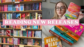 Read new releases with me | reading vlog 💖📚🌞