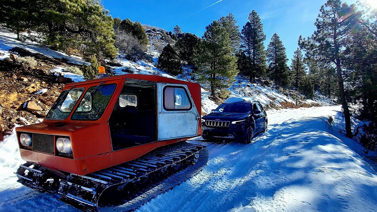 High Mountain Rescue, The Little Snow Cat putting in the time! - YouTube