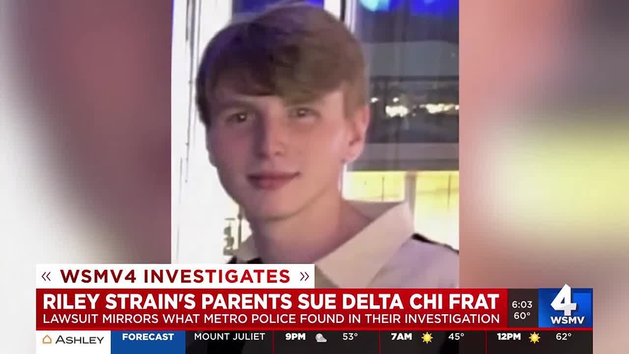Riley Strain’s family files wrongful death suit against Delta Chi ...