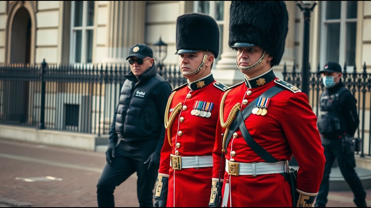 Ein königlicher Gardist trotzt einem schockierenden rassistischen Angriff eines Touristen