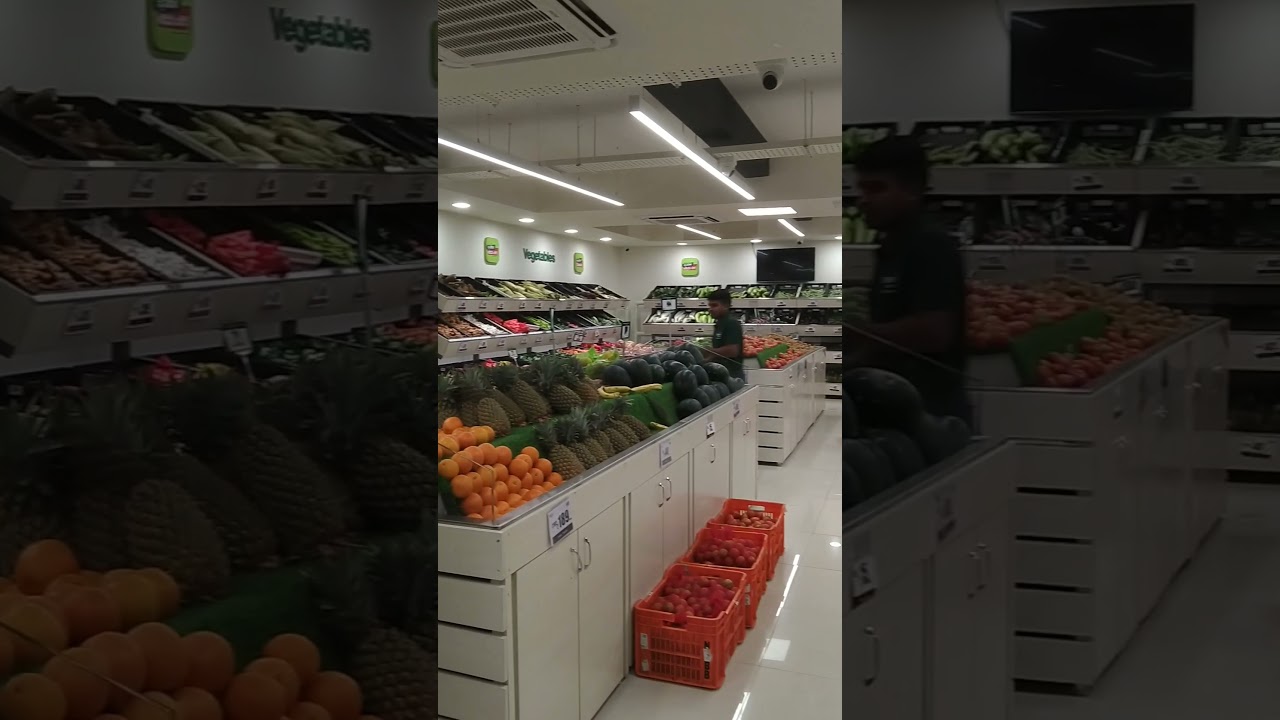 Big Basket shop.. Basaveshwaranagar ..Wall side racks are supplied from us for the shop