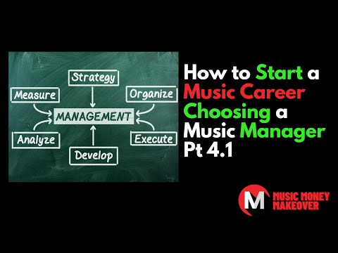 How to Start a music career | Choosing a music Manager Pt 4.1