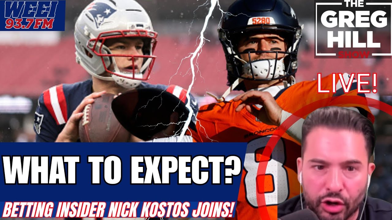 Stidham "Slinging It"? Patriots Win? "Drake Maye is Awesome" Nick Kostos Joins! ||The Greg Hill Show