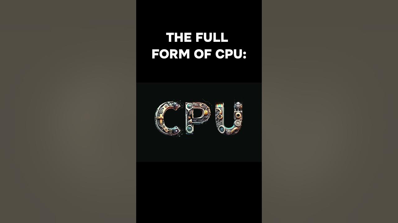 Full Form Of CPU In 5 Seconds coding cpu fullform tech YouTube how-to-connect-ssr-in-any-electrical-circuit-ssr-youtube