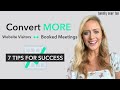Convert the Highest % of Website Visitors to Booked Meetings (7 Step Formula for FAST Results)