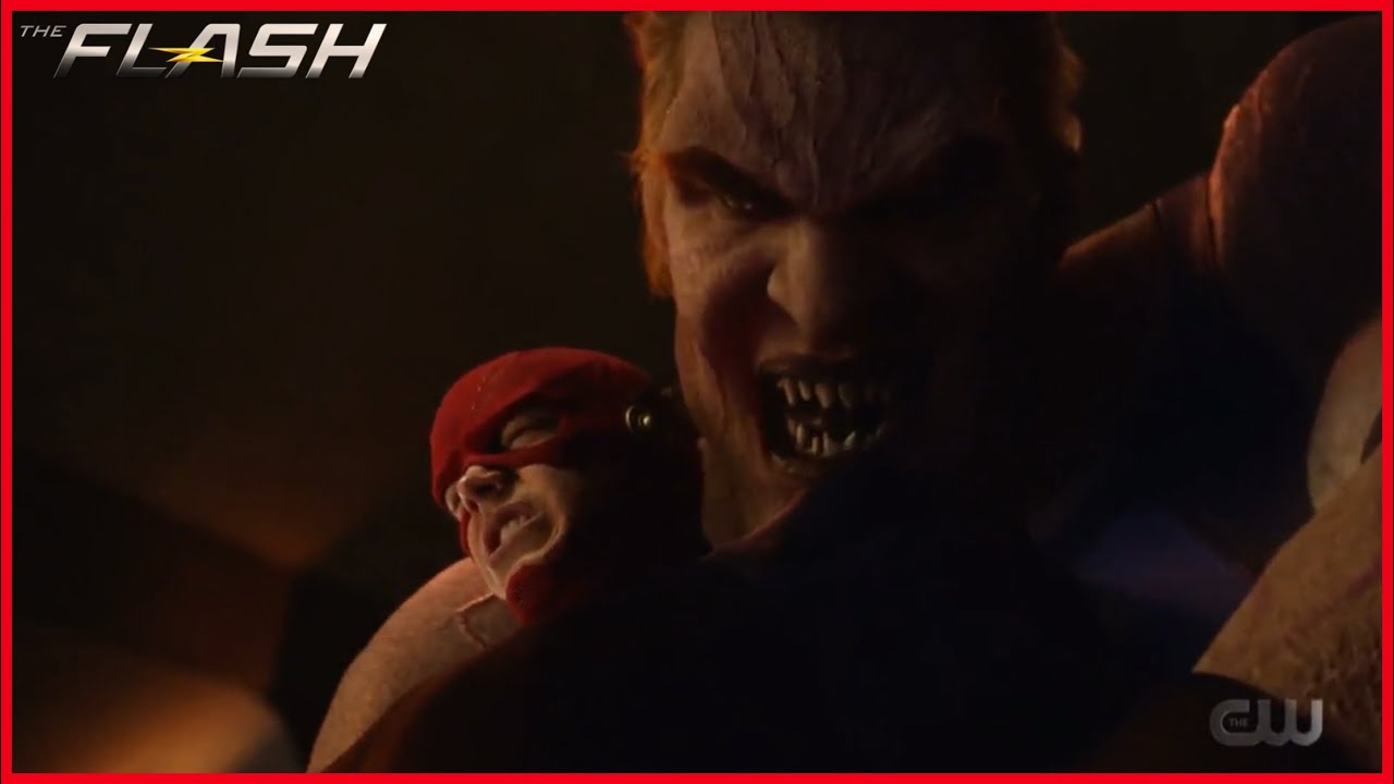 The Flash and Abra Kadabra vs Giant Monster|The Flash S7 E4|
