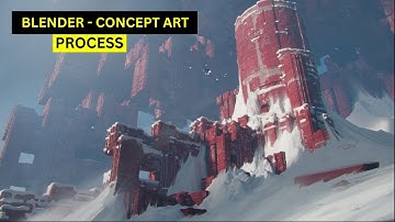 BLENDER CONCEPT ART - PROCESS 01
