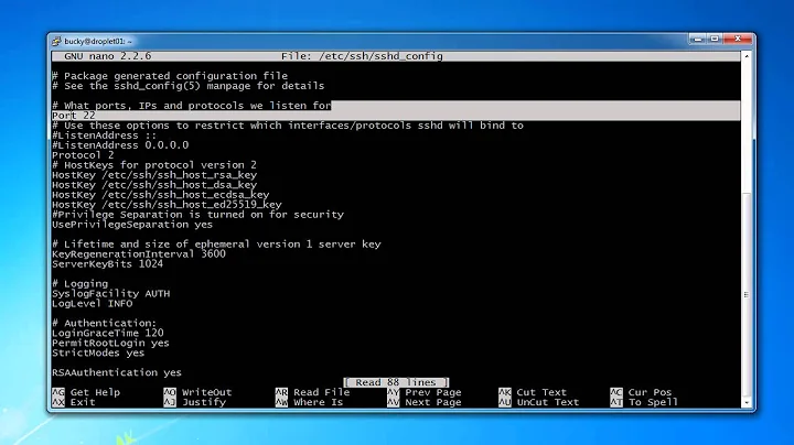 Computer Networking Tutorial - 30 - Changing the Default SSH Port