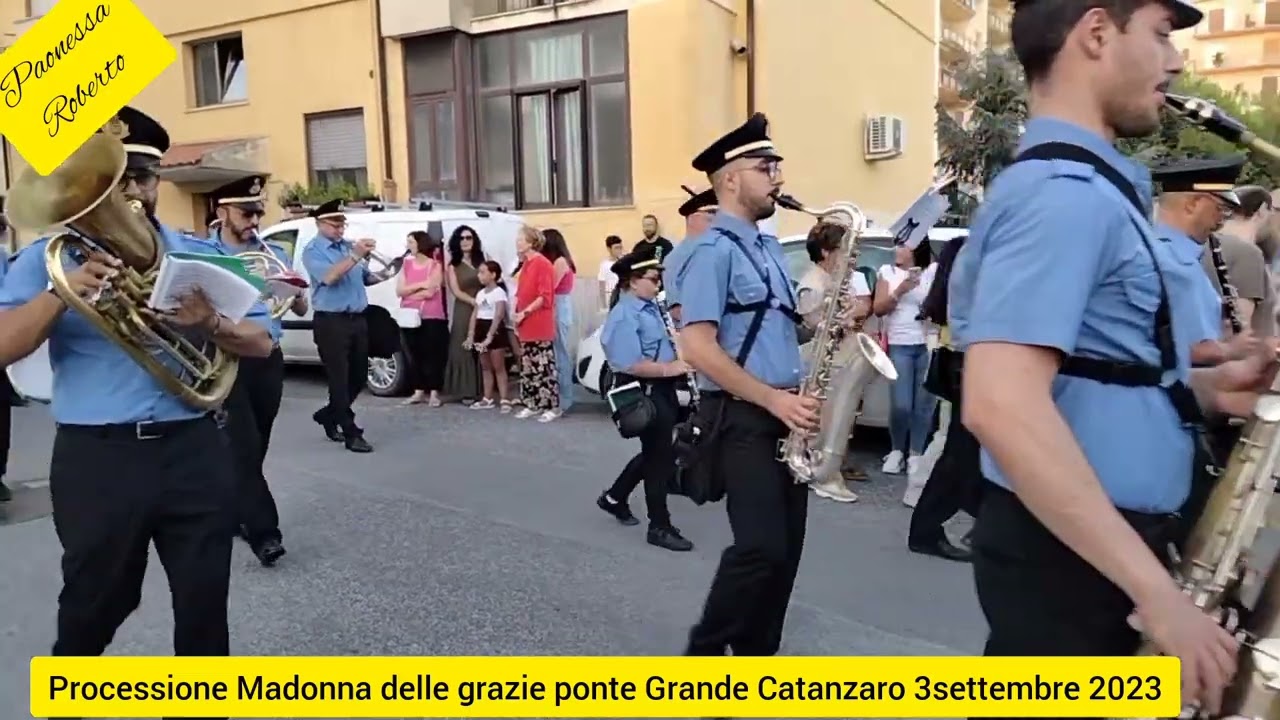 processione Madonna delle grazie ponte Grande Catanzaro 3 settembre 2023