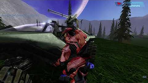 HALO CE - AIMP GRANITE VALLEY CAPTURE THE FLAG MODDED GAMEPLAY (NO COMMENTARY)