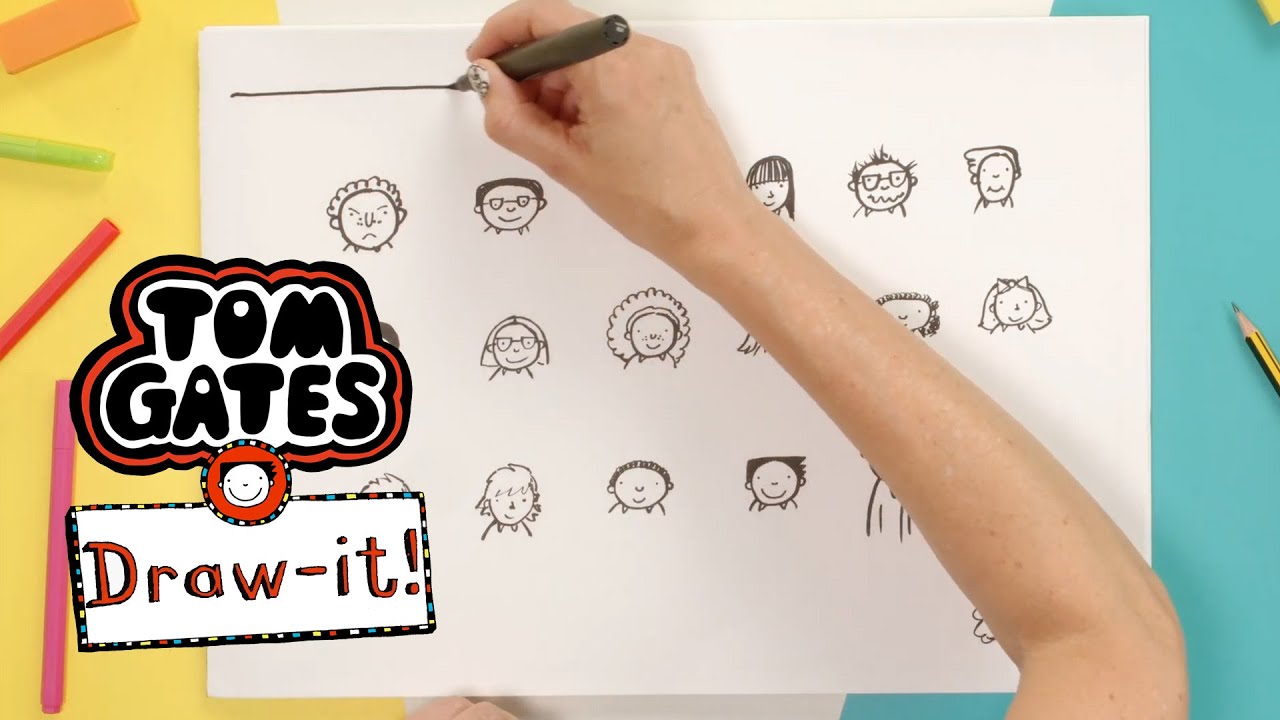 Draw It ️ Classmates The Brilliant World Of Tom Gates Compilation