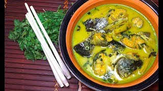 Fish Lemongrass Coconut Milk - Fish Head Stew - Fish Stew - Salmon Stew